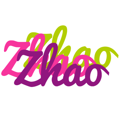 Zhao flowers logo