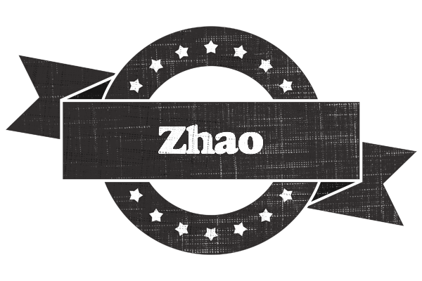 Zhao grunge logo