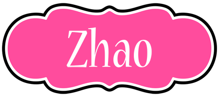 Zhao invitation logo