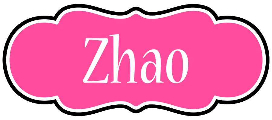 Zhao invitation logo
