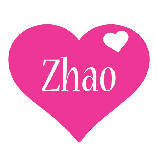 Zhao love-heart logo