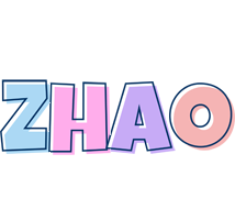 Zhao pastel logo