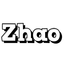 Zhao snowing logo