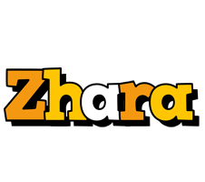 Zhara cartoon logo