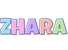 Zhara pastel logo