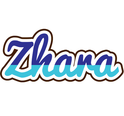 Zhara raining logo