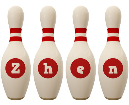 Zhen bowling-pin logo