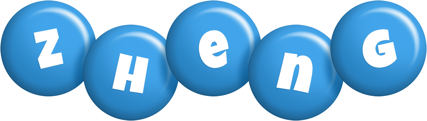 Zheng candy-blue logo