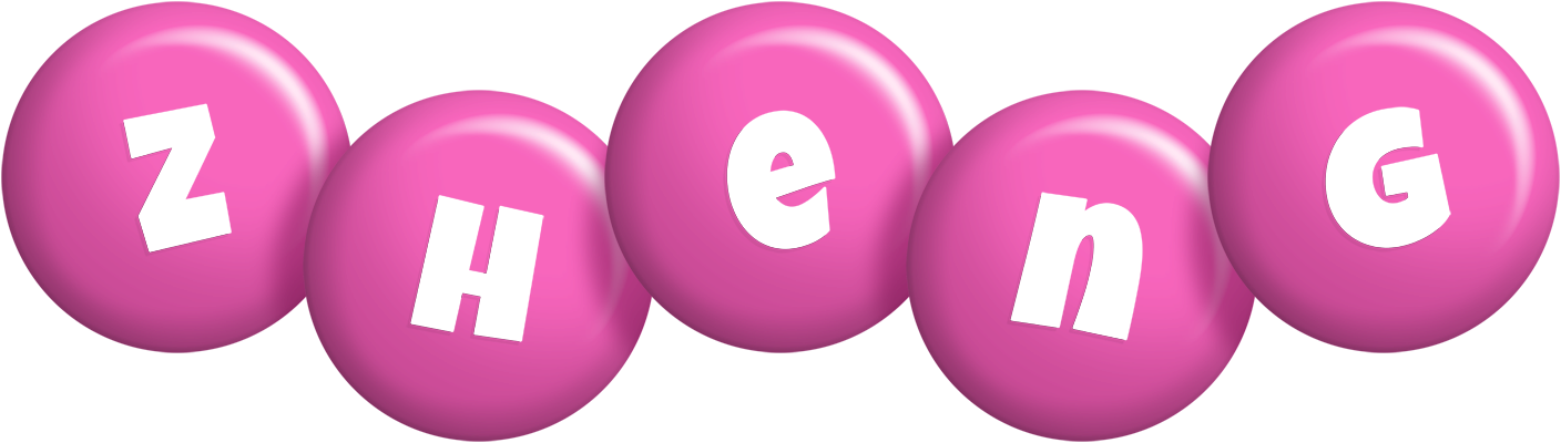 Zheng candy-pink logo