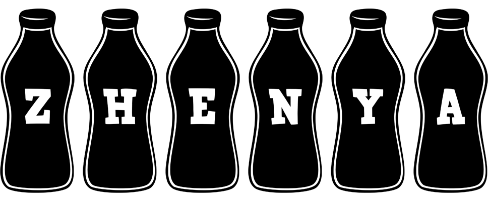 Zhenya bottle logo