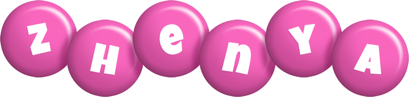 Zhenya candy-pink logo