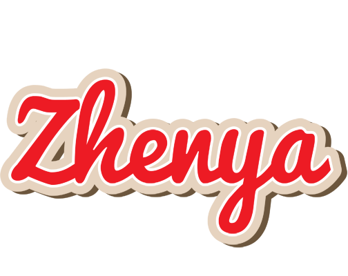 Zhenya chocolate logo