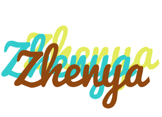 Zhenya cupcake logo