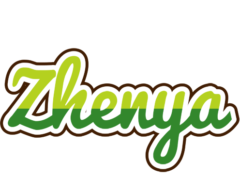 Zhenya golfing logo