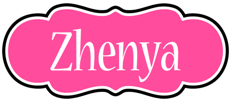 Zhenya invitation logo