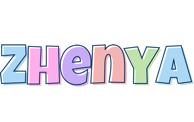 Zhenya pastel logo