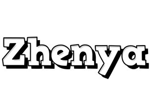 Zhenya snowing logo