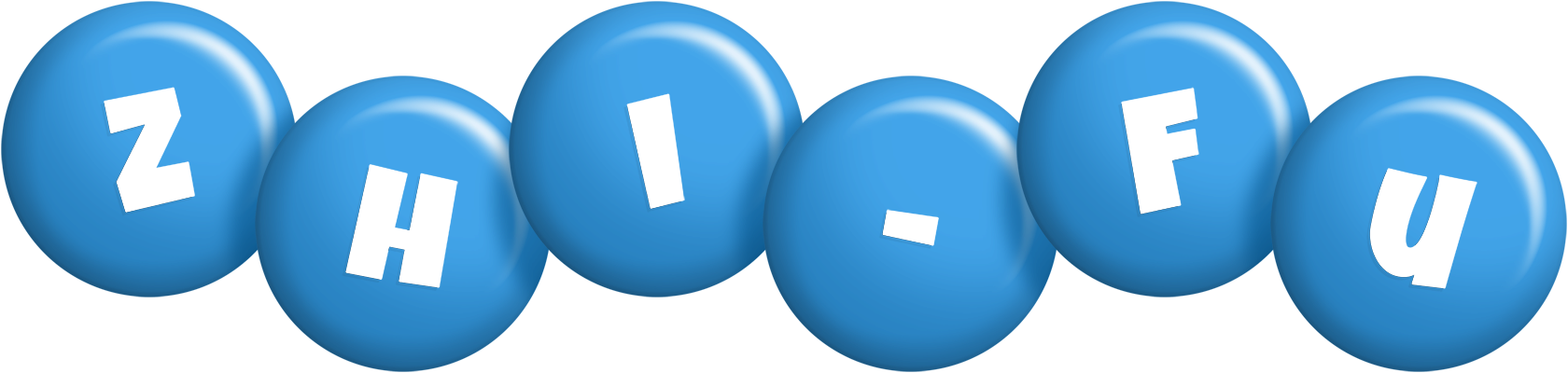 Zhi-Fu candy-blue logo