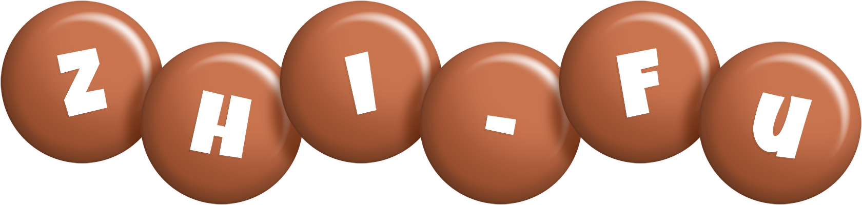 Zhi-Fu candy-brown logo