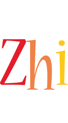 Zhi birthday logo