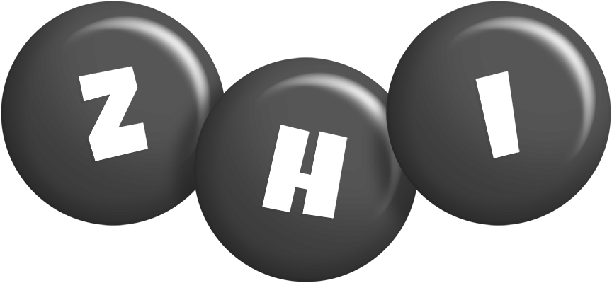Zhi candy-black logo