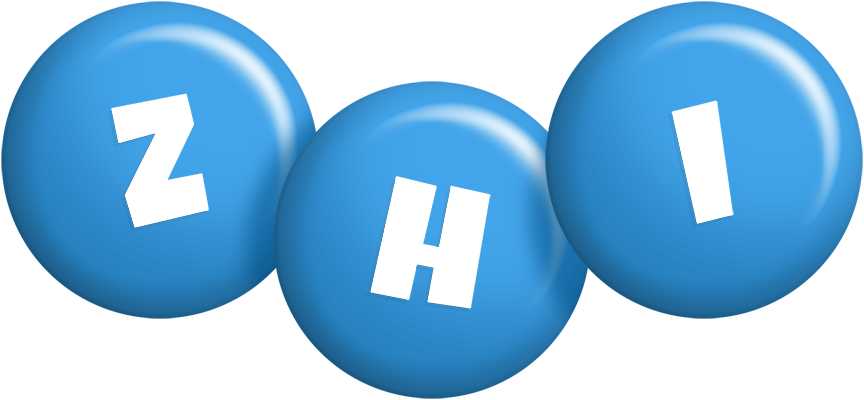 Zhi candy-blue logo