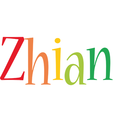 Zhian birthday logo