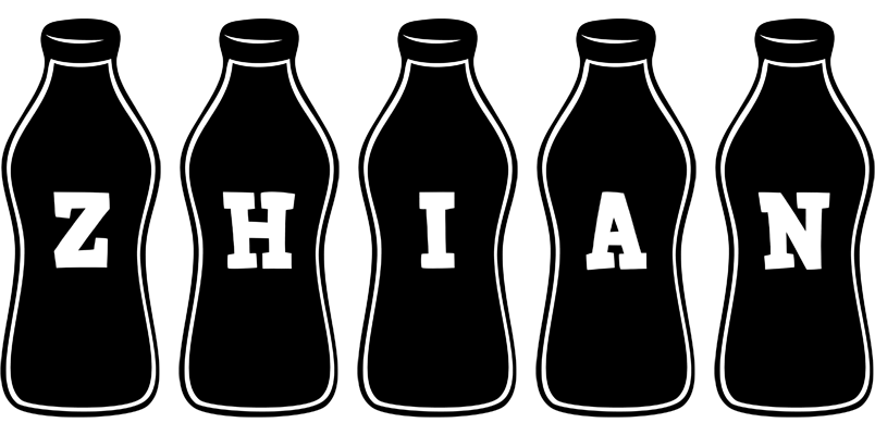Zhian bottle logo