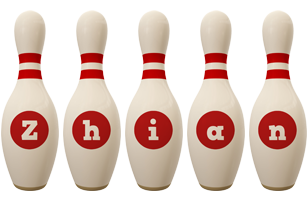 Zhian bowling-pin logo