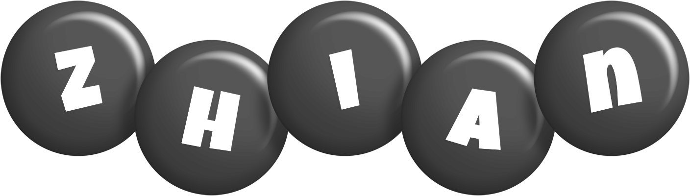 Zhian candy-black logo