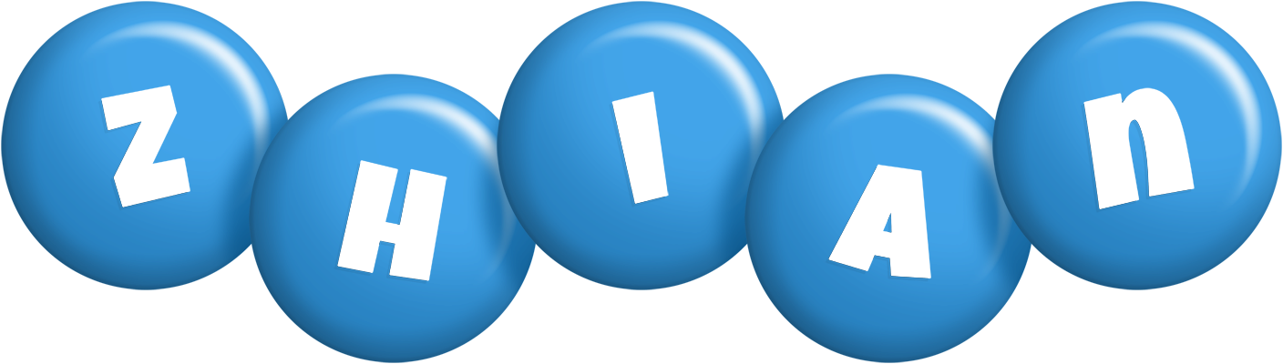 Zhian candy-blue logo