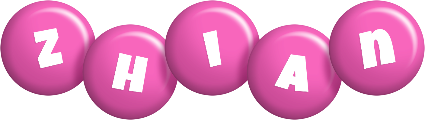 Zhian candy-pink logo