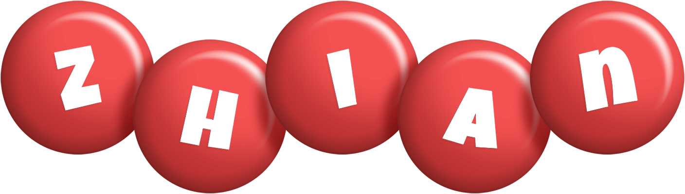 Zhian candy-red logo