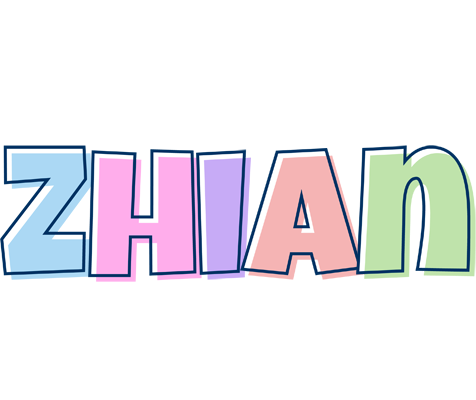 Zhian pastel logo