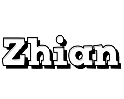 Zhian snowing logo