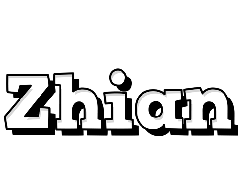 Zhian snowing logo