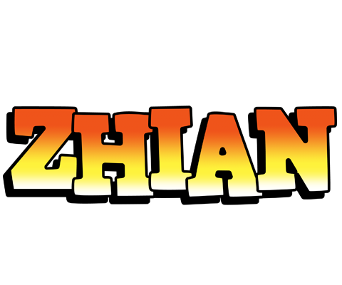 Zhian sunset logo
