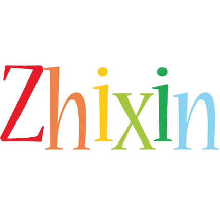 Zhixin birthday logo