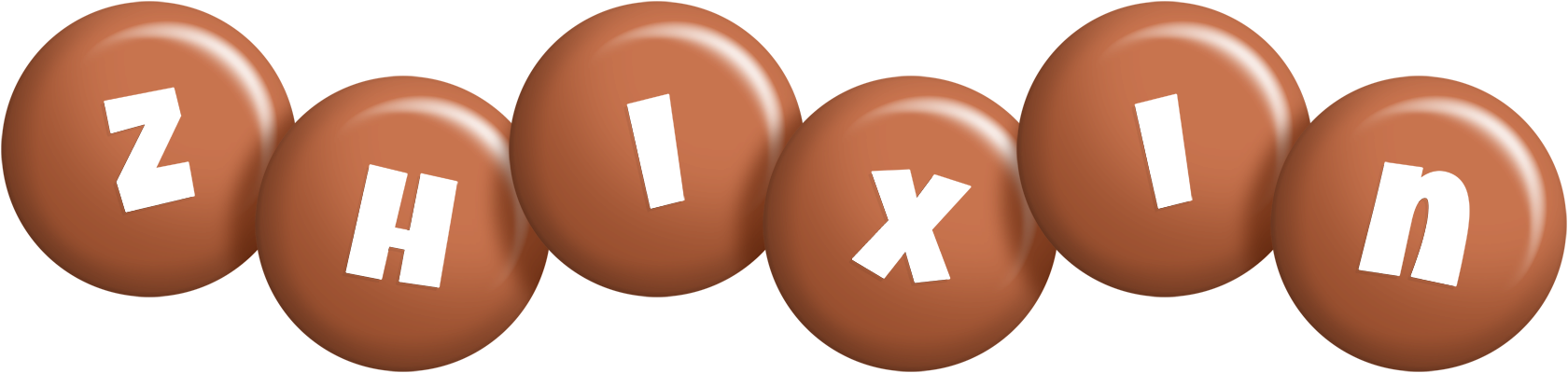 Zhixin candy-brown logo