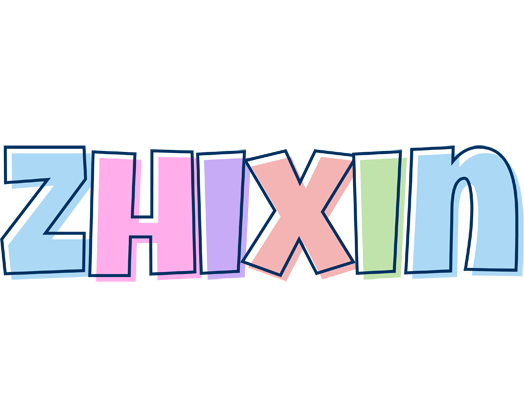 Zhixin pastel logo