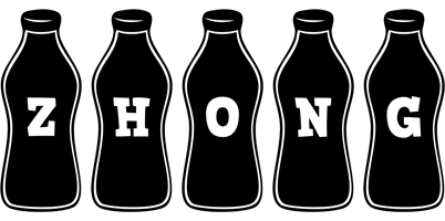 Zhong bottle logo