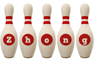 Zhong bowling-pin logo