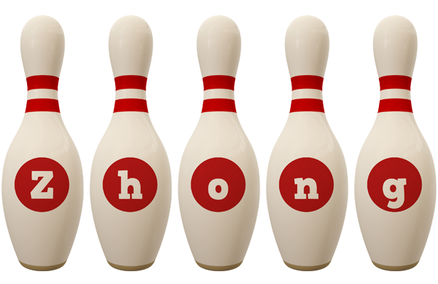Zhong bowling-pin logo