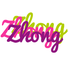 Zhong flowers logo