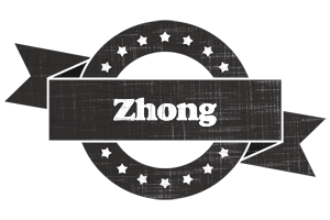 Zhong grunge logo