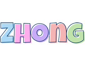 Zhong pastel logo