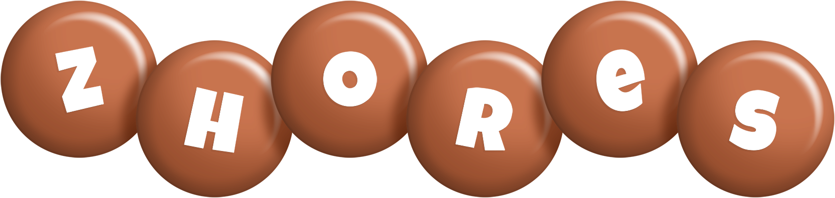 Zhores candy-brown logo