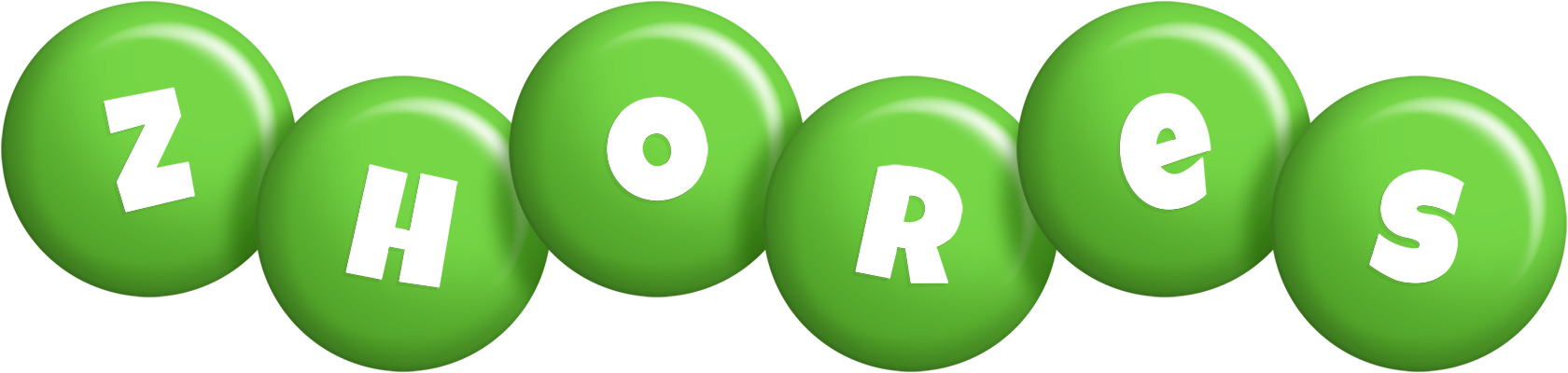 Zhores candy-green logo