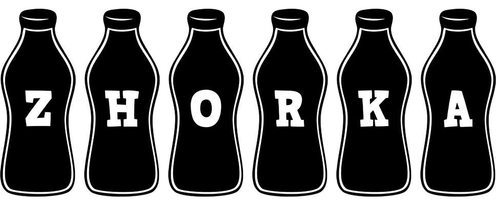 Zhorka bottle logo