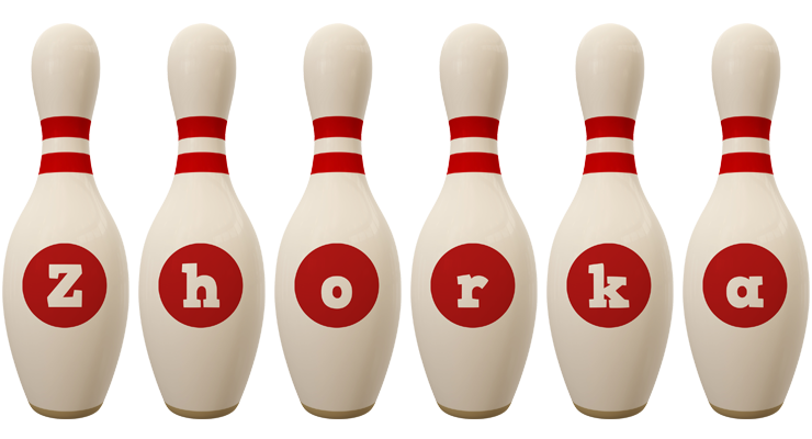 Zhorka bowling-pin logo